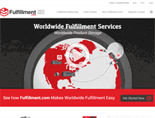 Tablet Screenshot of fulfillment.com